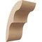 Ekena Millwork 5-inch W x 6-inch D x 10-inch H Ozark Rough Cedar Woodgrain TimberThane Knee Brace, Primed BRCUR05X06X10OZKRCPR - alternate 1